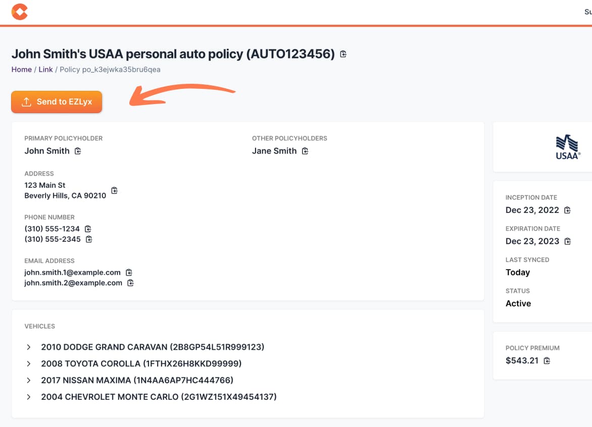 EZLynx Integrations Page